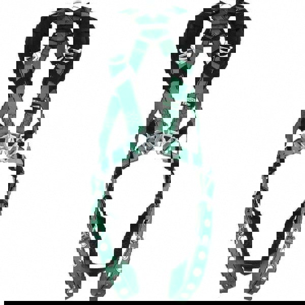 Fall Protection Harnesses: 400 Lb, Vest Style, Size Standard, Polyester, Back & Hips